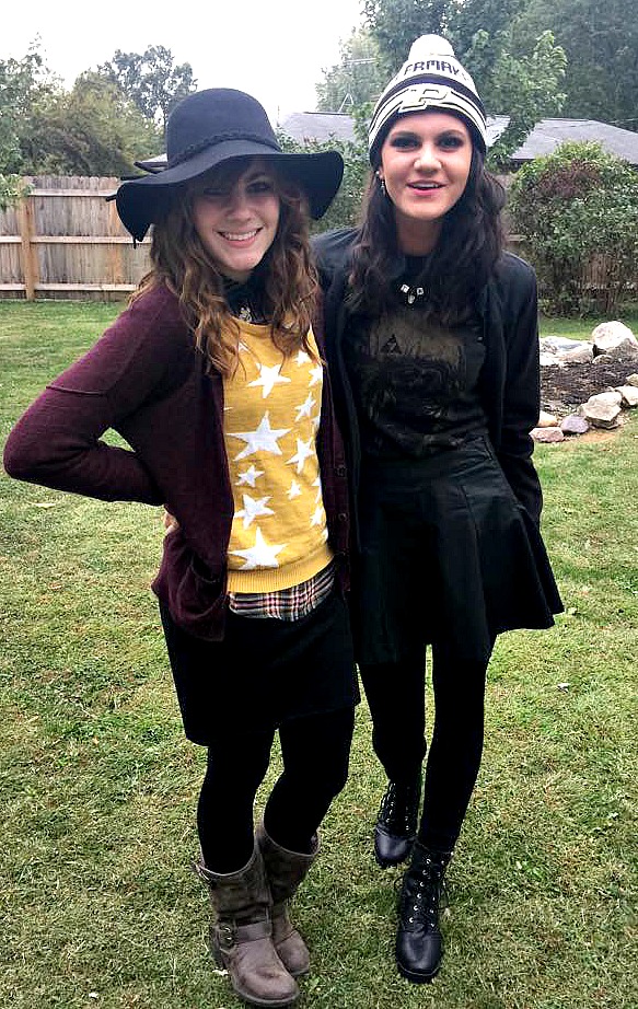 Sisters Styled for Starry Night